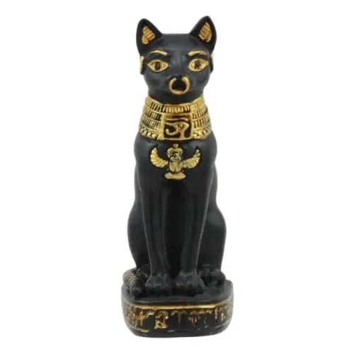 Mini Bastet Goddess Statue – Protection & Home Altar Figurine