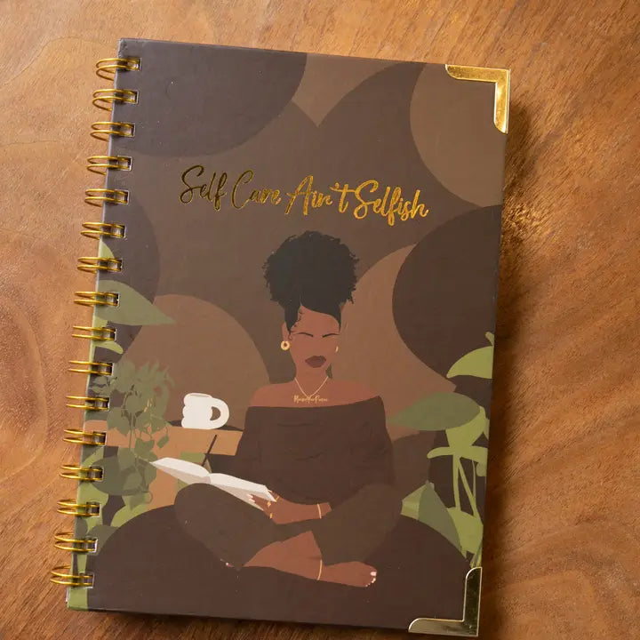 Self Care Ain't Selfish Journal - Journal For Black Women $10.00 MSRP $20.00