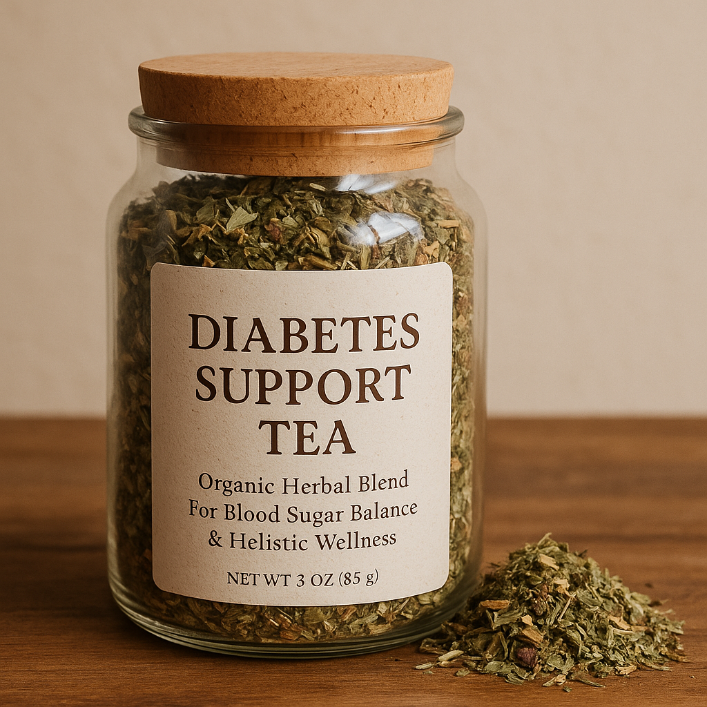 Diabetes Support Tea (12oz) – Organic Herbal Blend for Blood Sugar Balance & Holistic Wellness