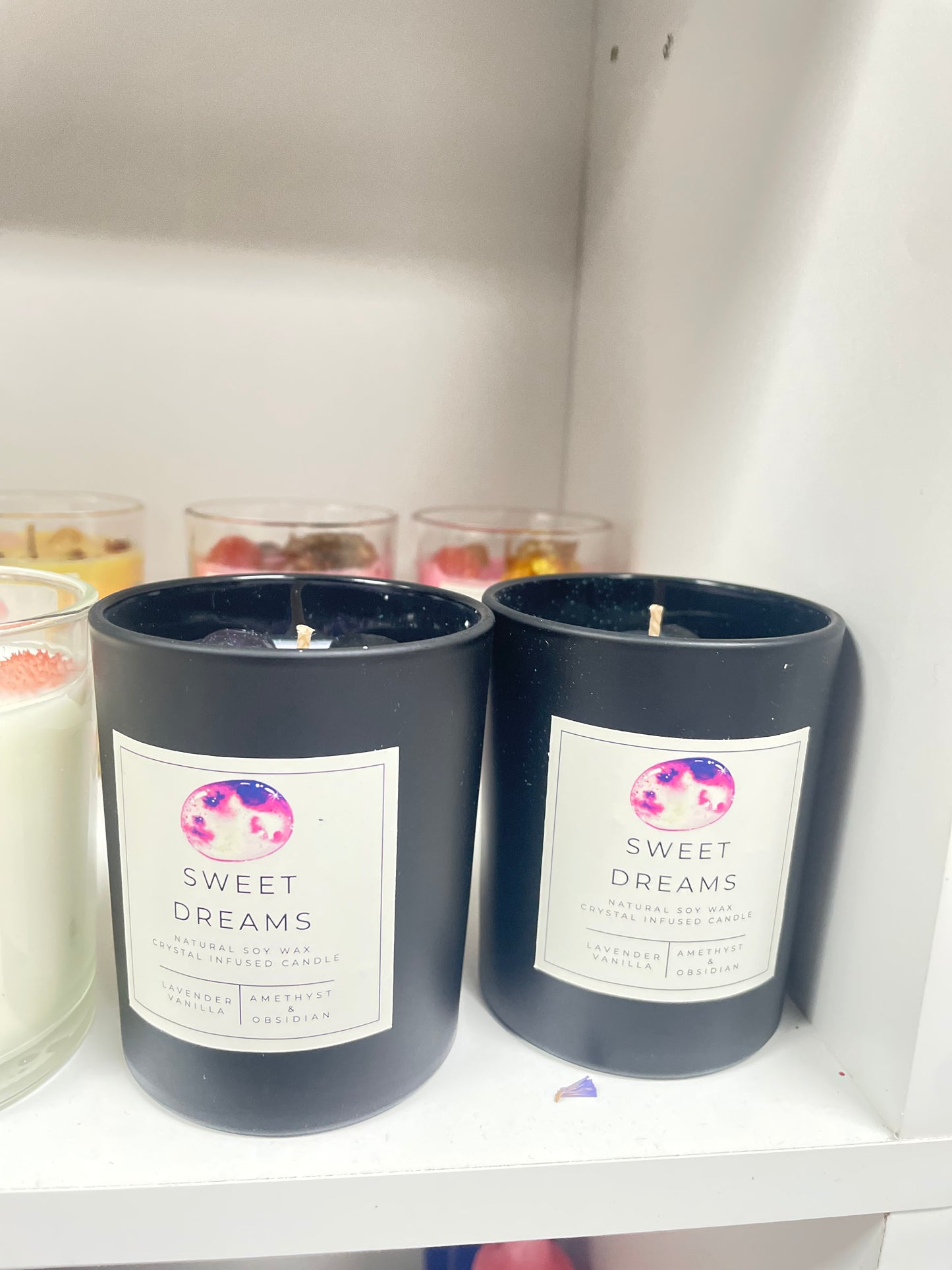 Crystal Gemstone Soy Candles (Scented)