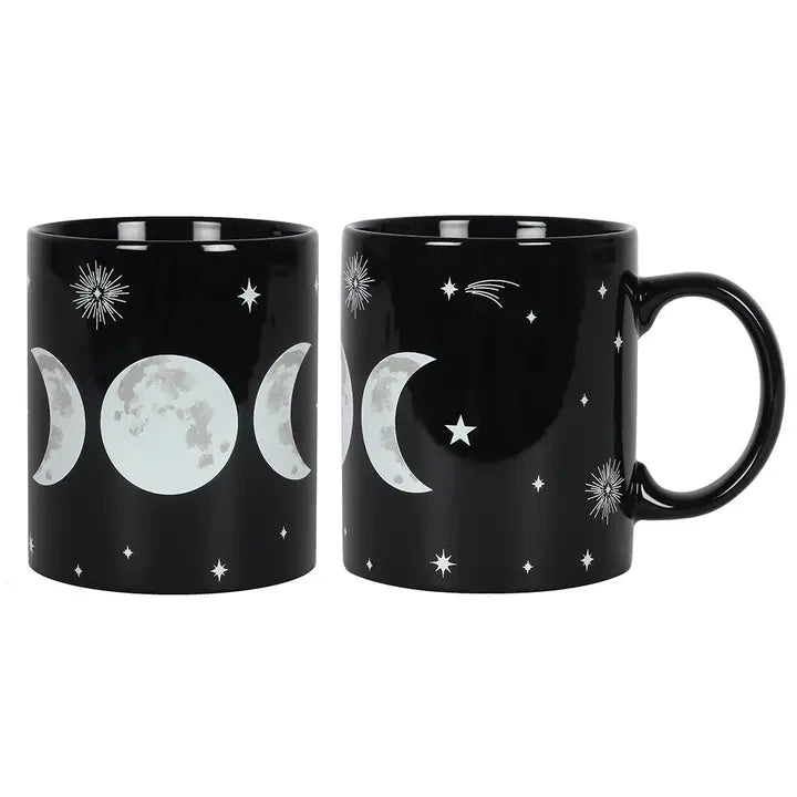 Triple Moon Coffee Mug – Goddess & Lunar Ritual Cup