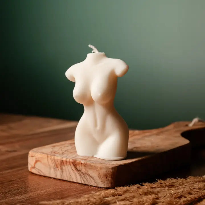 Venus Sculpted Body Candle – Goddess Figure Soy Wax Candle