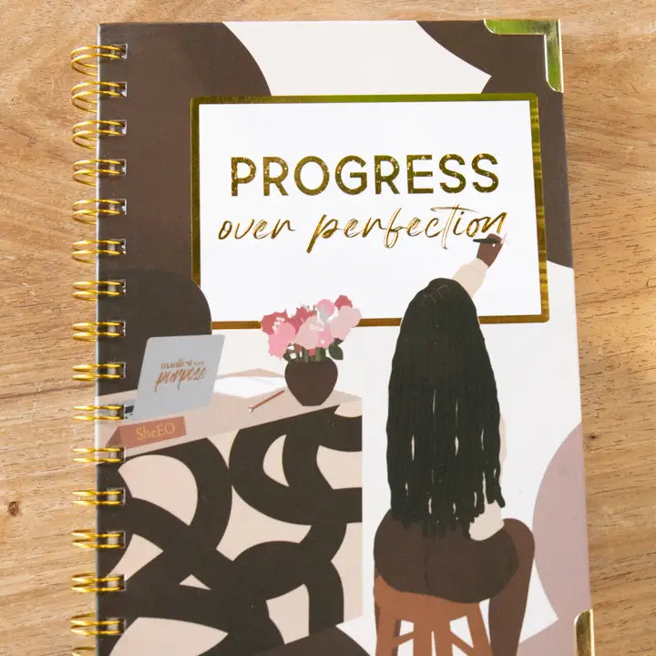 Progress Over Perfection – Empowerment Journal for Black Women
