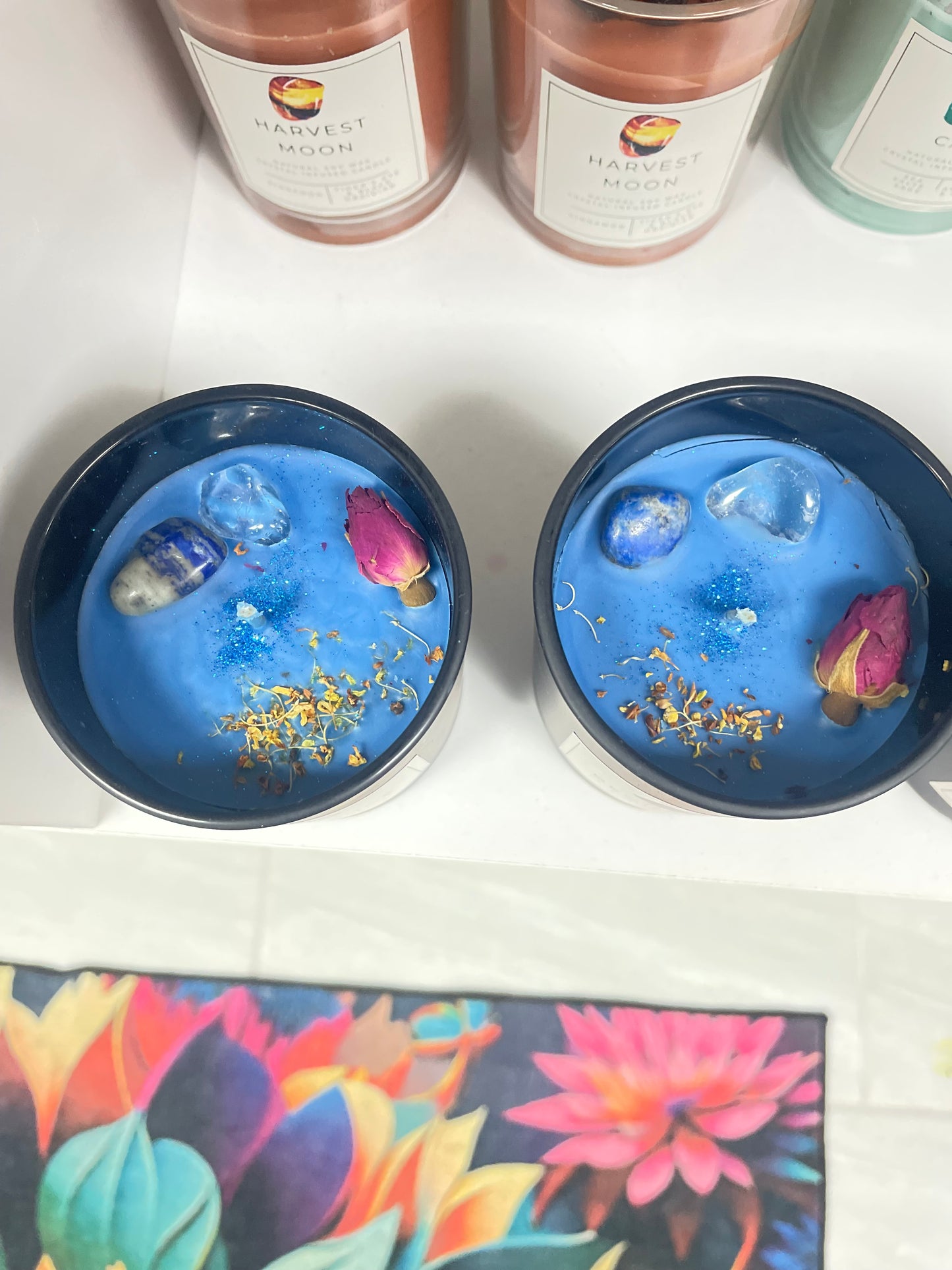 Crystal Gemstone Soy Candles (Scented)