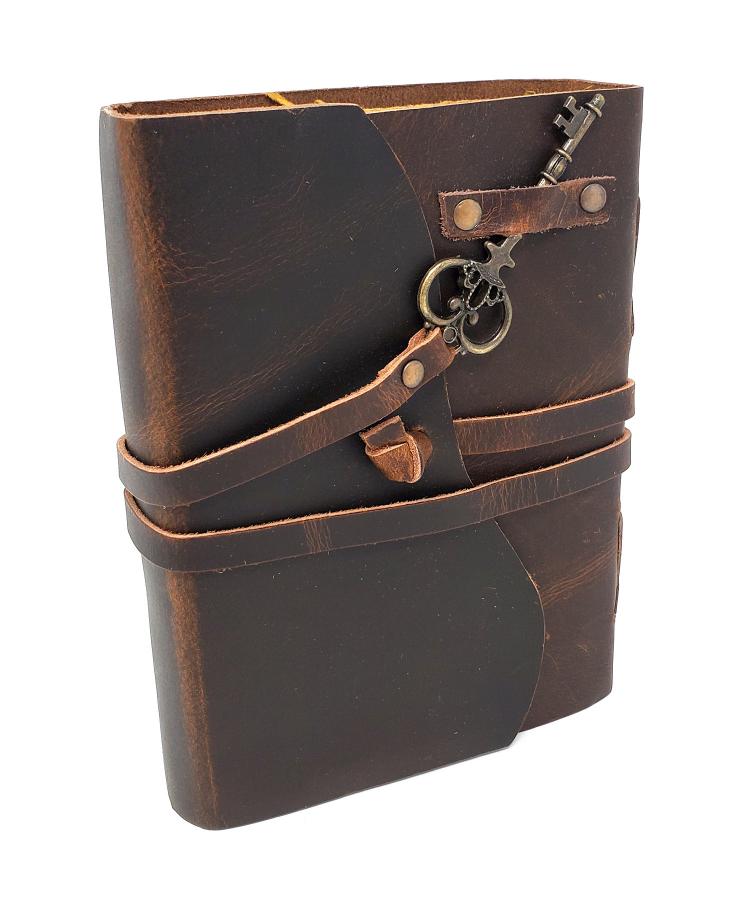 Leather Journal with Key