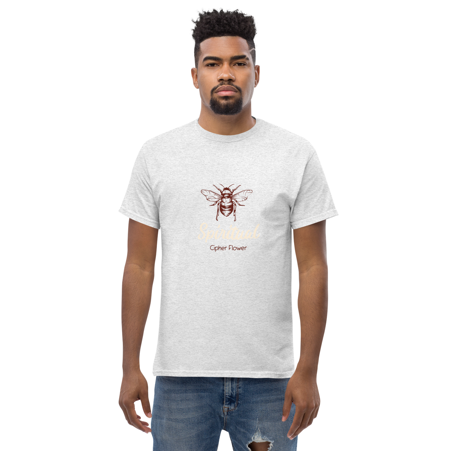 Bee Spiritual Men's heavyweight tee