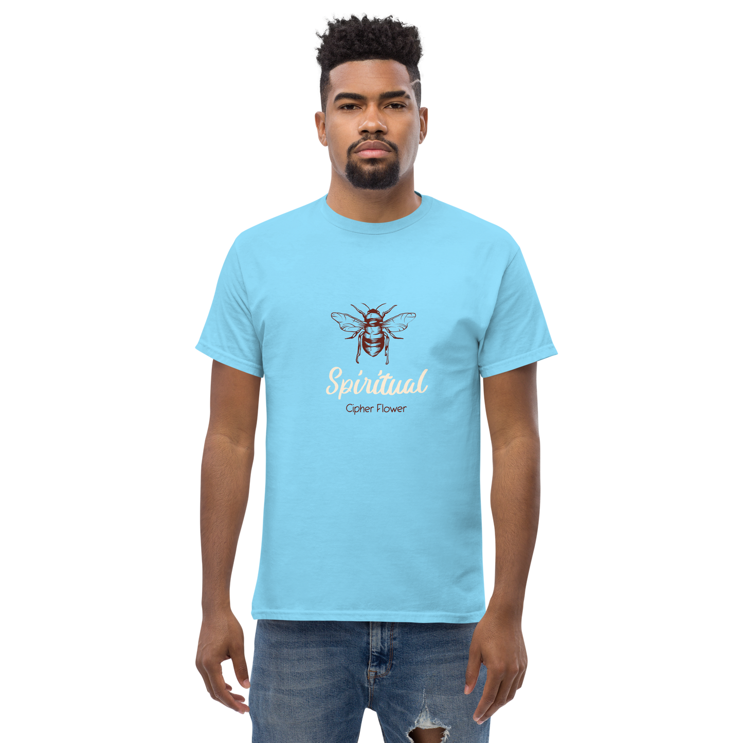 Bee Spiritual Men's heavyweight tee